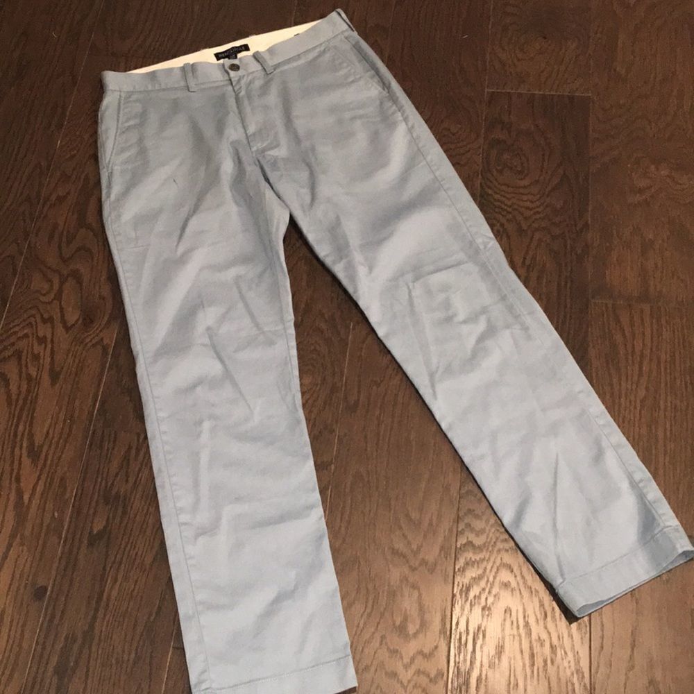 Light Blue J. Crew Mercantile Straight Cut Khaki Casual summer pants 30 x 32